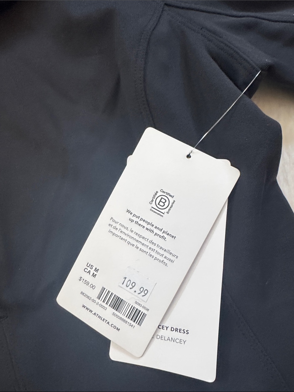 NWT Athleta Delancey Dress - Picture 2 of 5